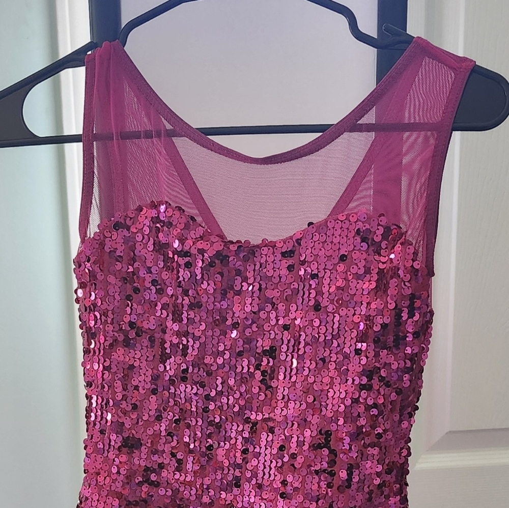 Pink Sequin Dress